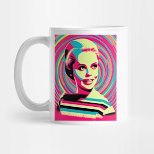 Vintage pop art style woman Mug